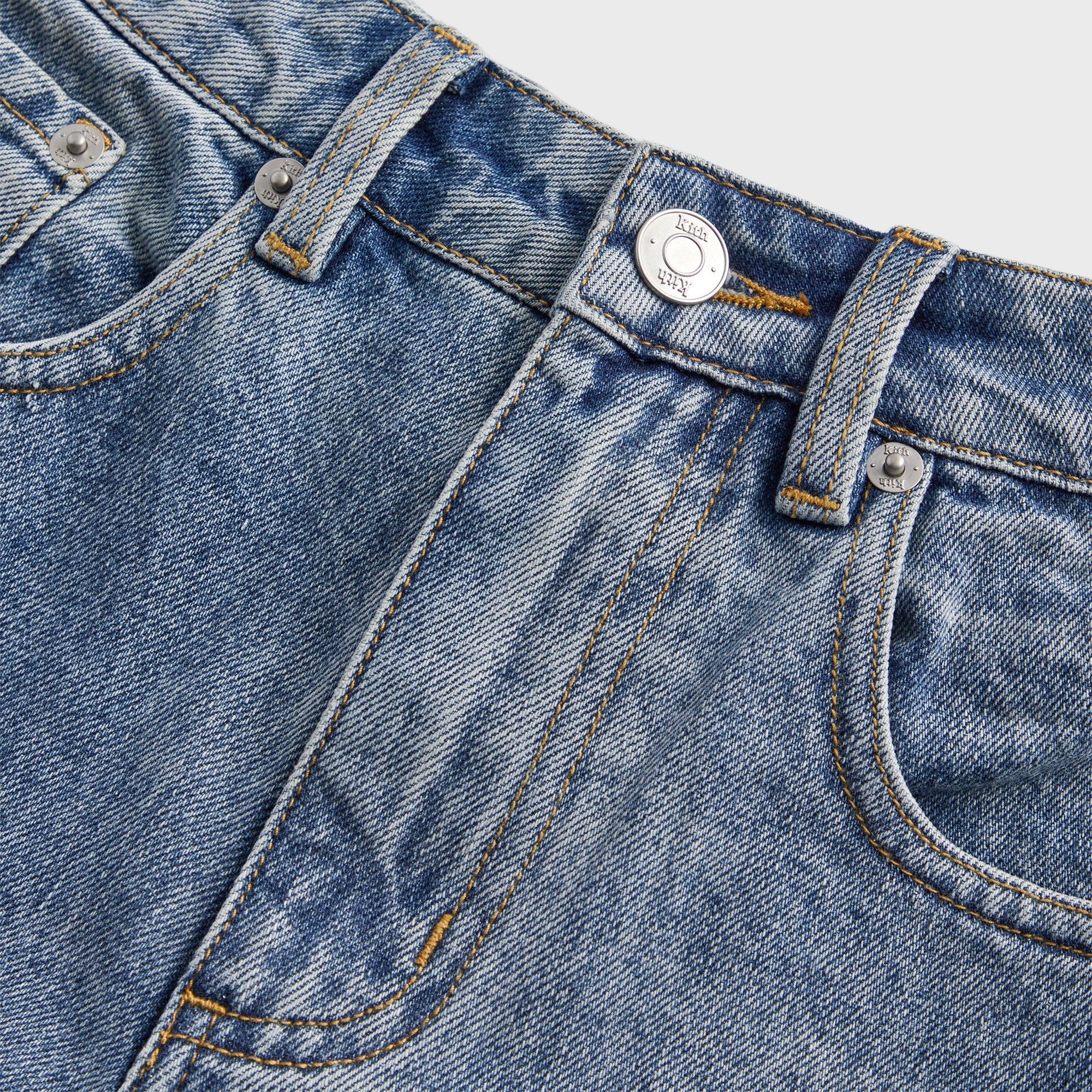 Kith Centre Straight Jeans - Dark Indigo