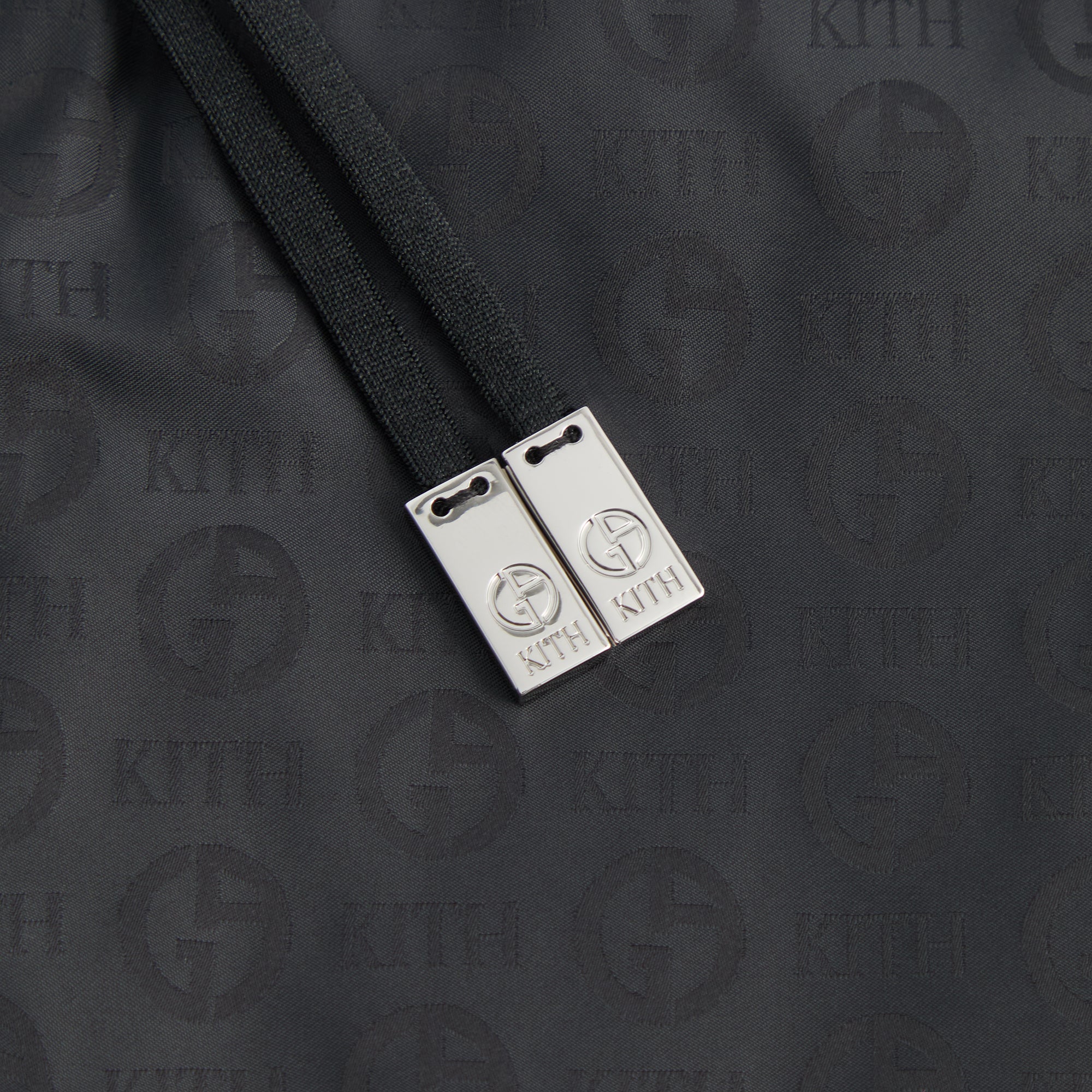 Giorgio Armani & Kith Jacquard Collins Swim Short - Black