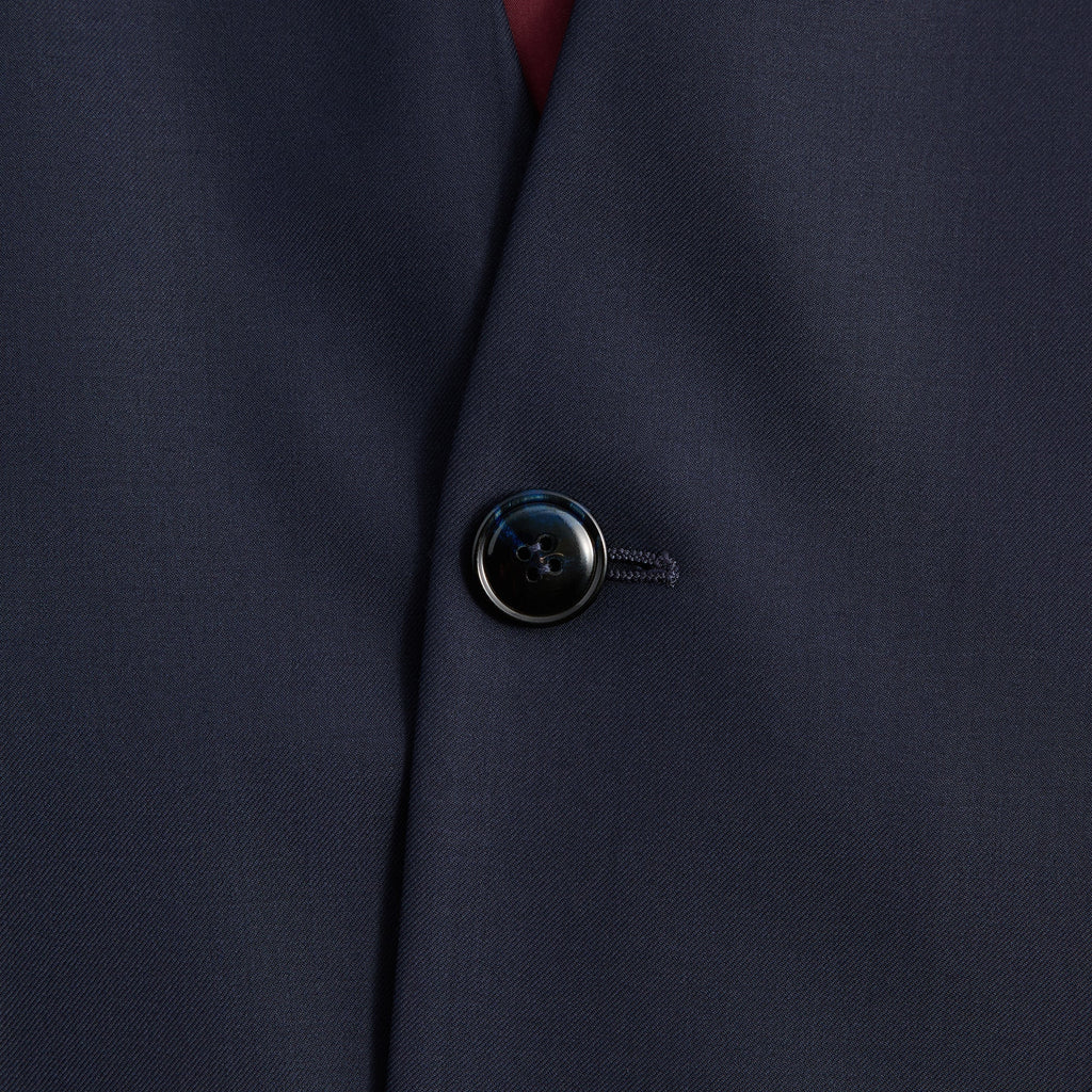 Giorgio Armani & Kith &Kin Cropped Collarless Jacket - Blue / Navy