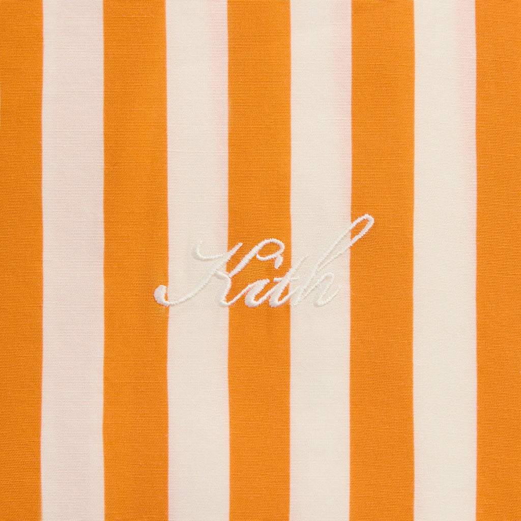 Kith Striped Thompson Camp Collar Shirt - Tiger