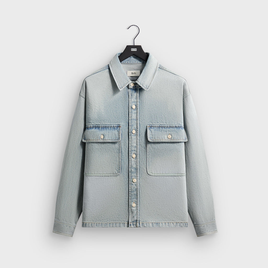 Kith Henson Denim Shirt - Light Indigo
