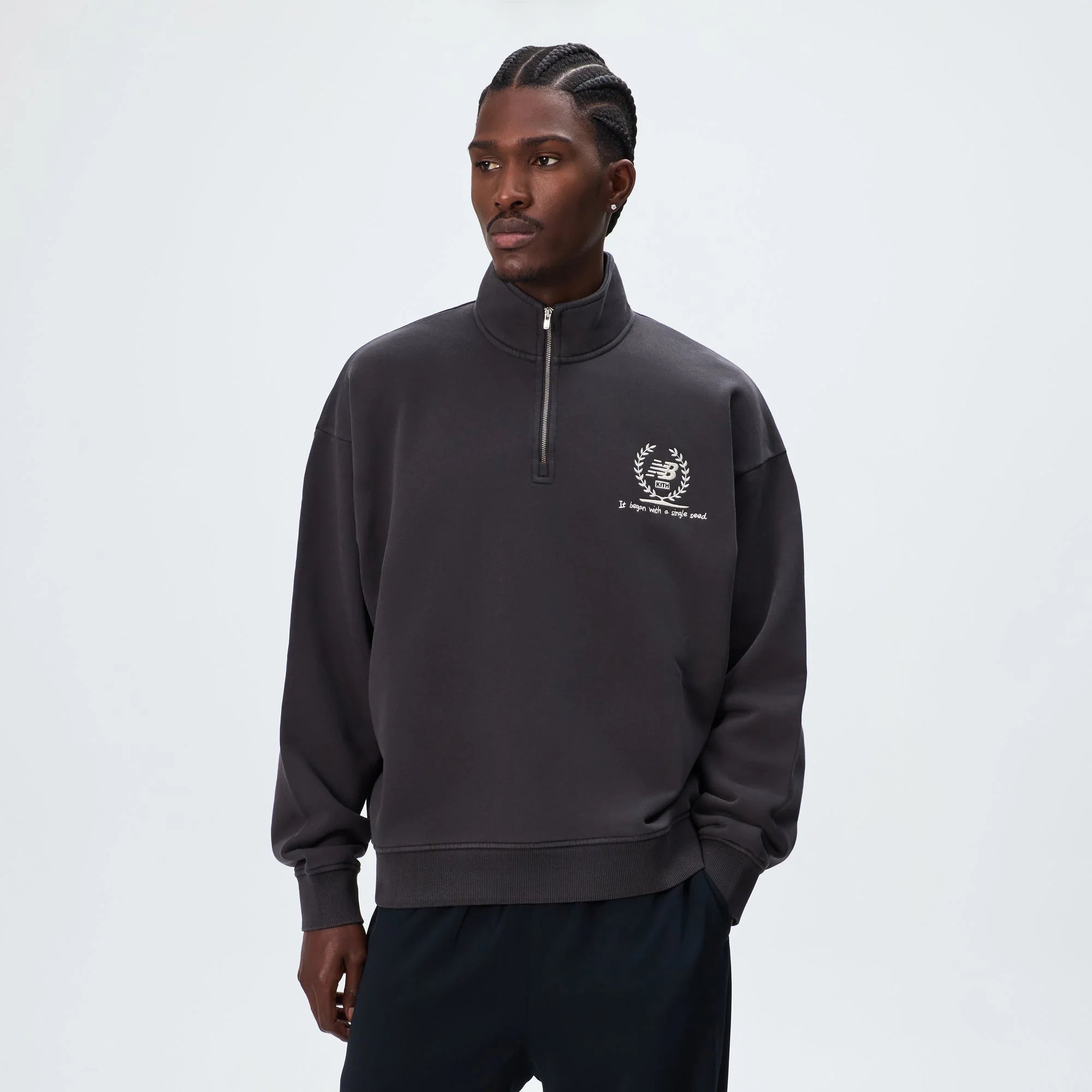 Kith & New Balance Nelson Quarter Zip - Nightfall