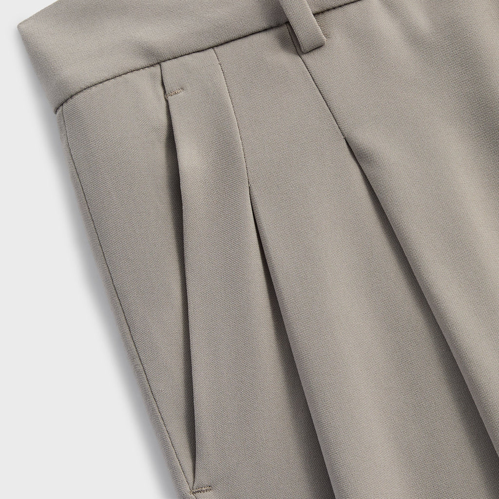 Kith Double Crepe Lambert Pleated Trouser - Astro