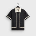 &Kin Cupro Linen Amir Shirt - Black