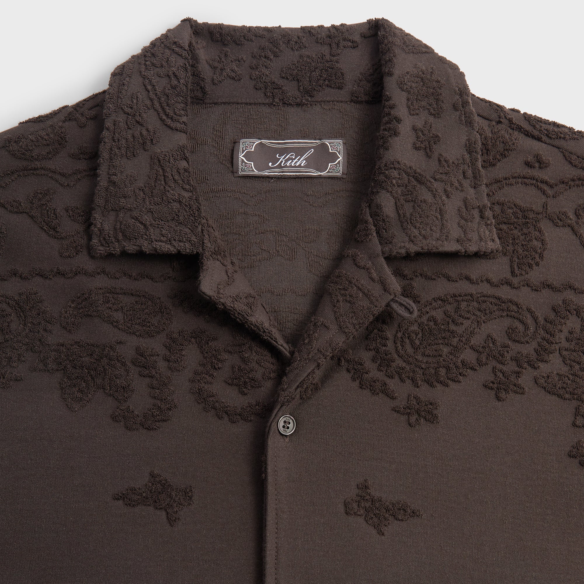 Kith Bandana Towel Terry Thompson Camp Collar Shirt - Kindling