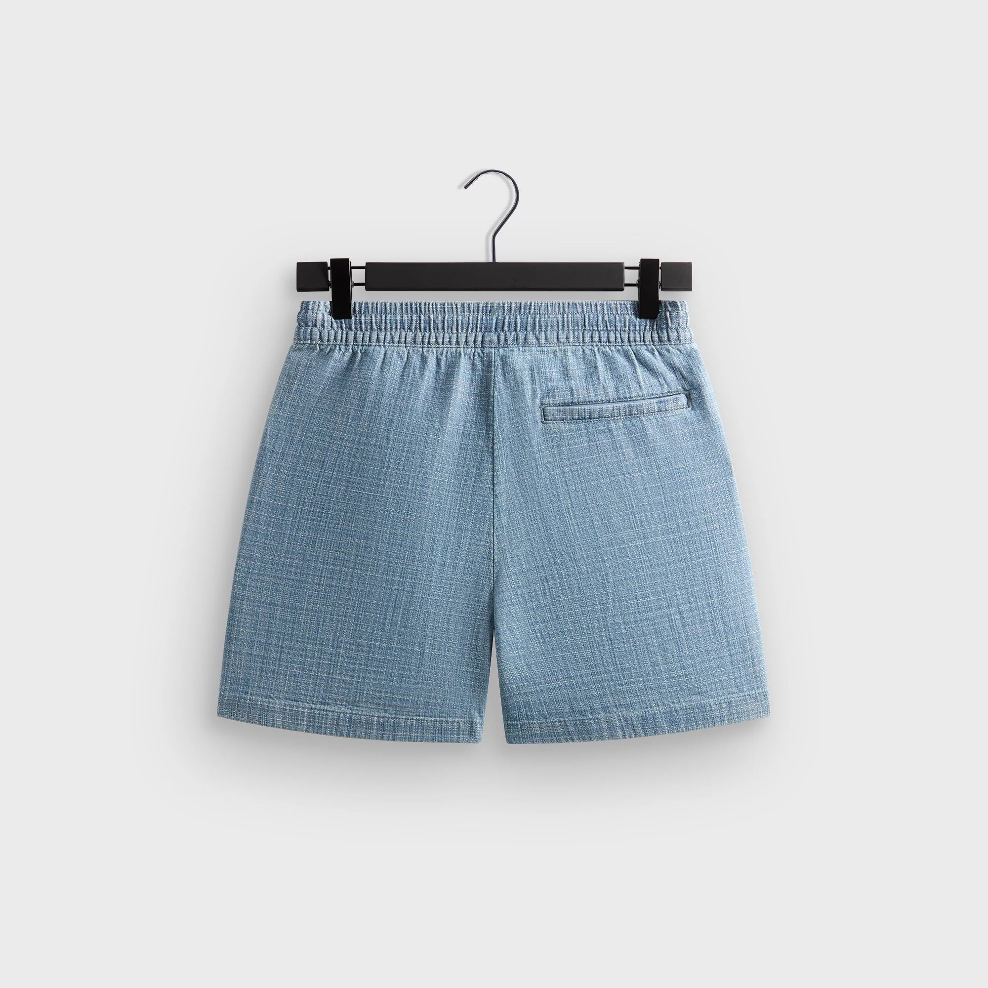 Kith Textured Indigo Weave Cayden Short - Light Indigo