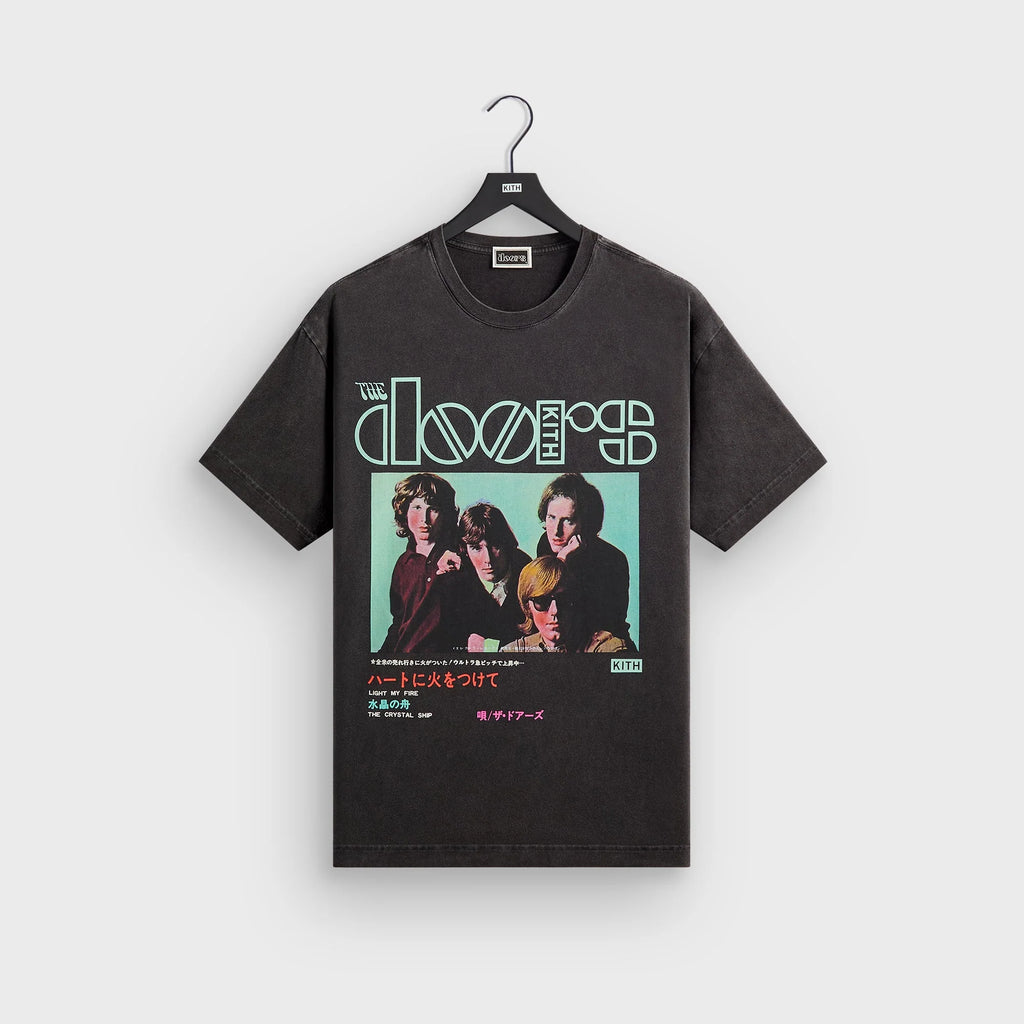 Kith Records for The Doors Japan Import Vintage Tee - Black
