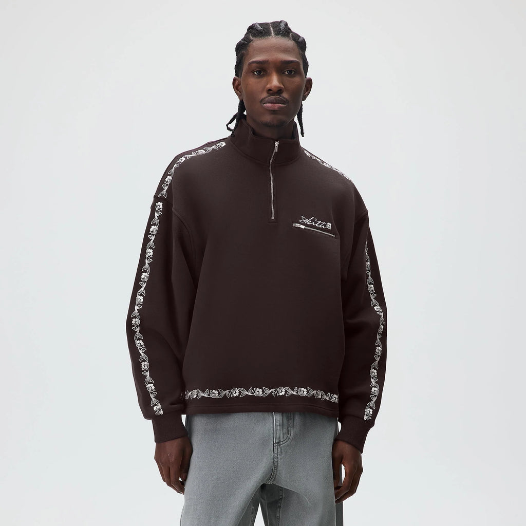Kith Floral Queensbridge Quarter Zip - Incognito