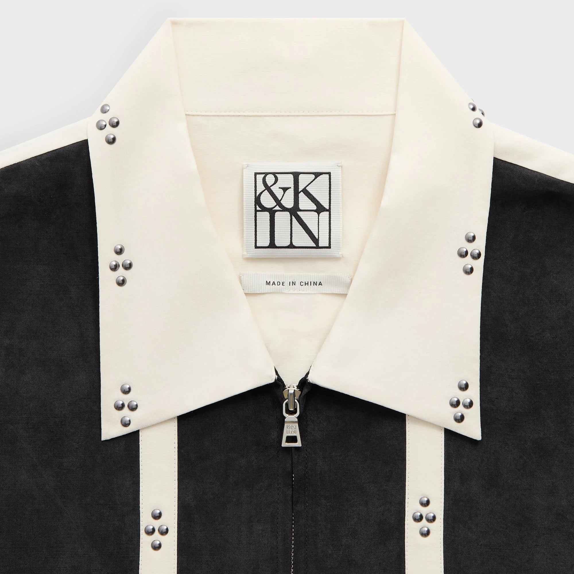 &Kin Cupro Linen Amir Shirt - Black