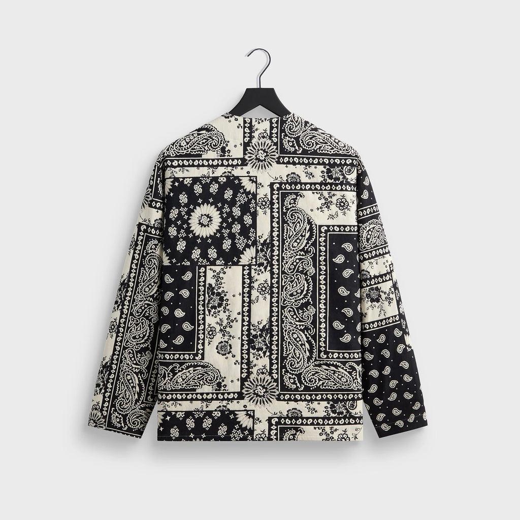 Kith Bandana Jacquard Long Sleeve Willis Shirt - Nocturnal
