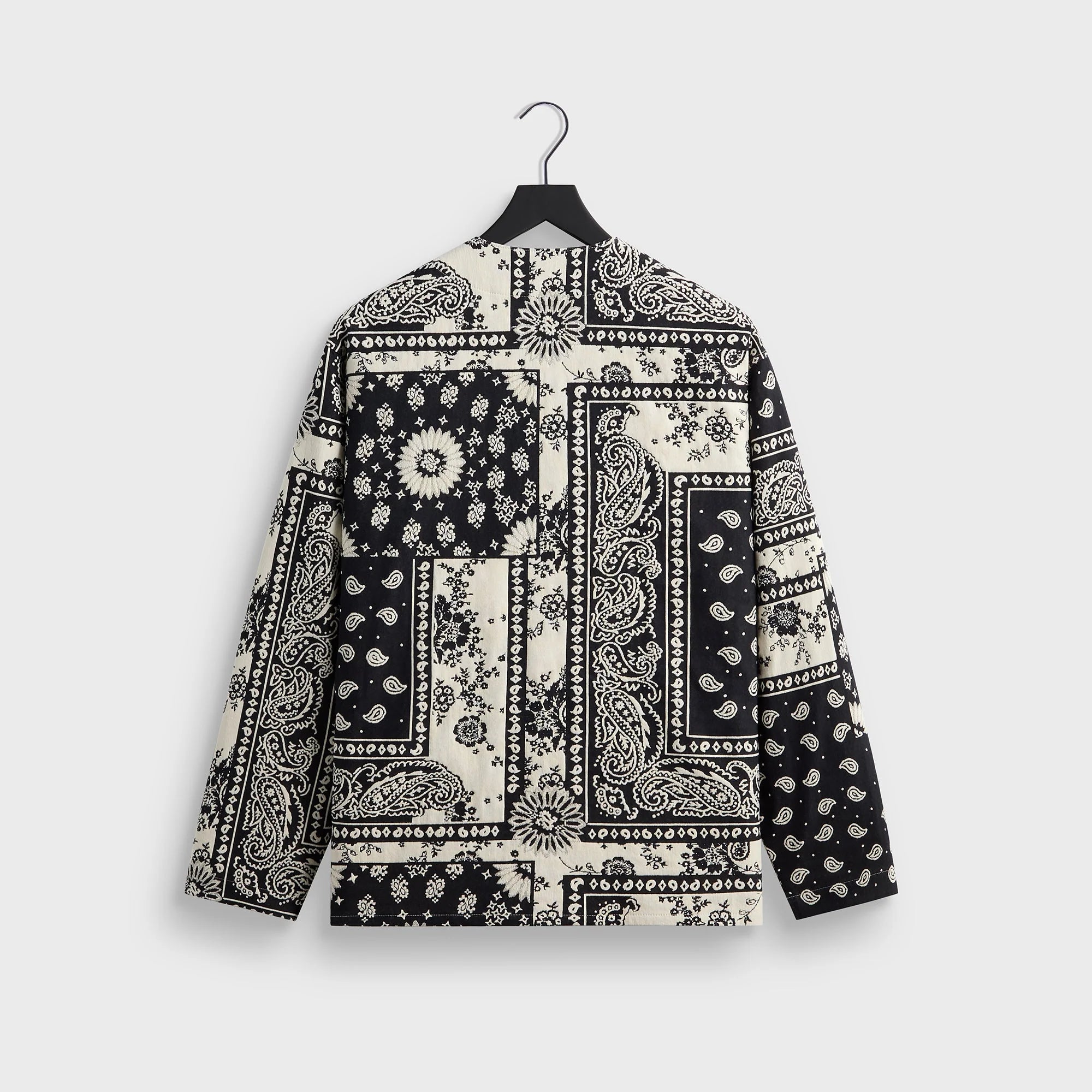Kith Bandana Jacquard Long Sleeve Willis Shirt - Nocturnal