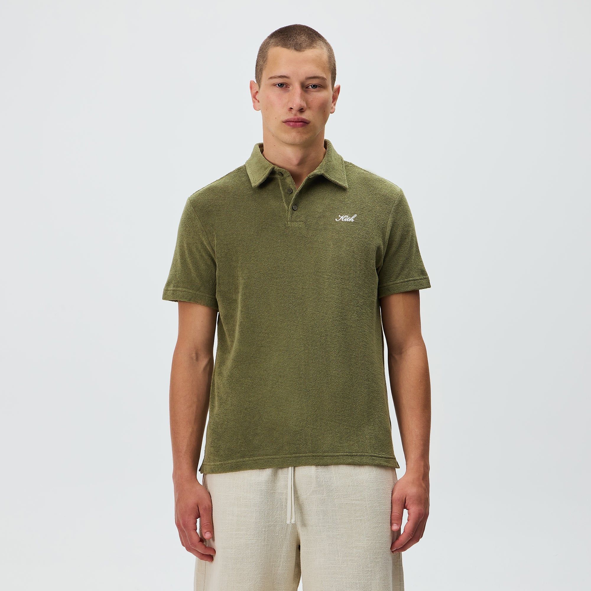 Kith Textured Towel Terry Heathrow Polo - Flagstaff