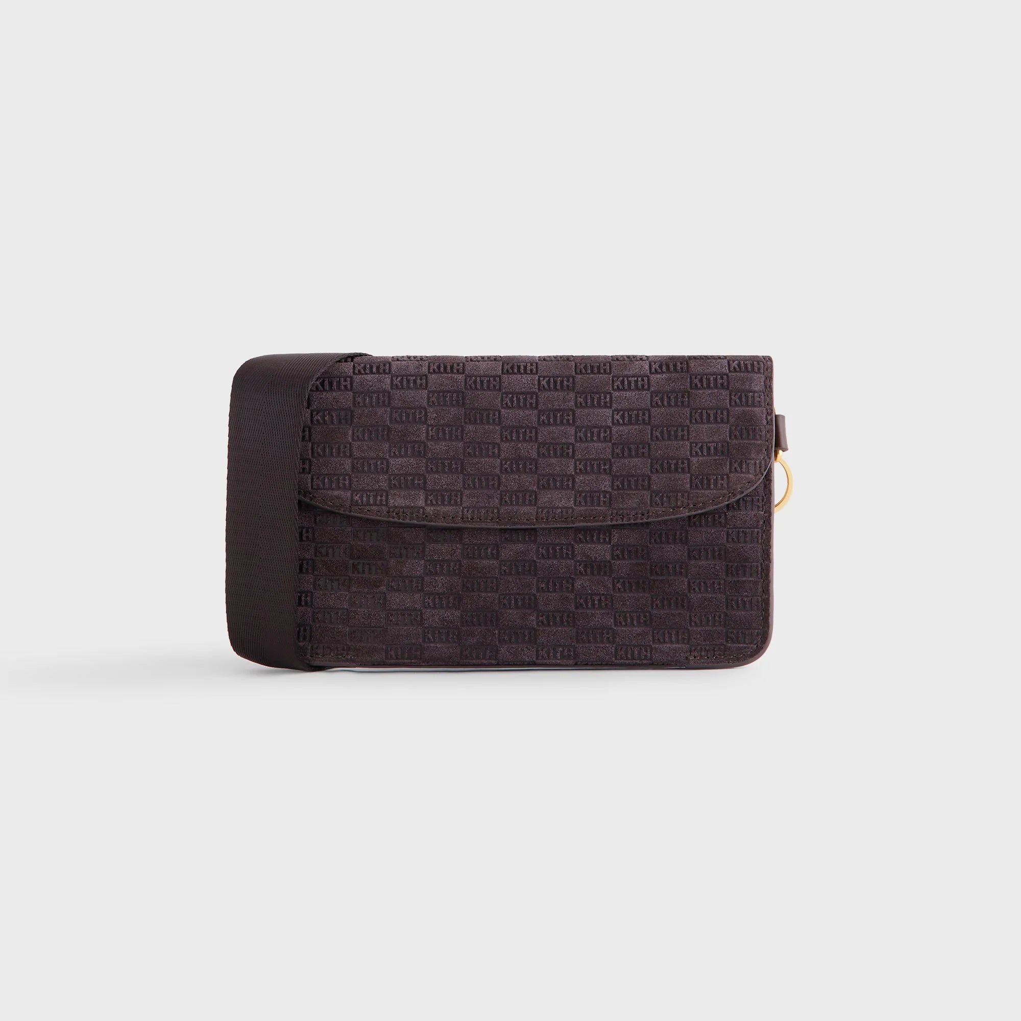 Kith Monogram Suede Envelope K20 Bag - Incognito