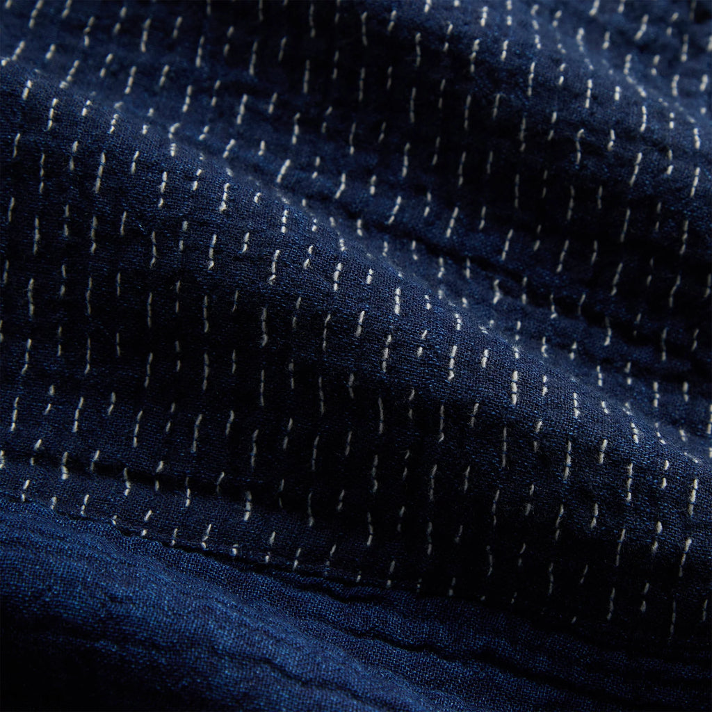Kith Stitched Patchwork Curtis Short - Mid Indigo