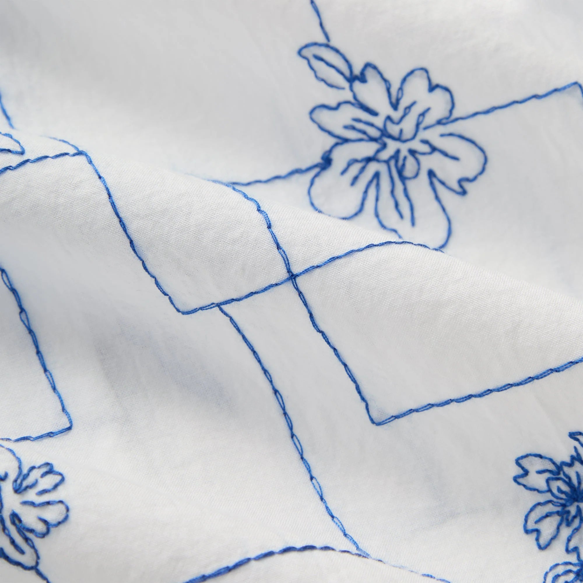 Kith Embroidered Cotton Voile Gianni Shirt - White