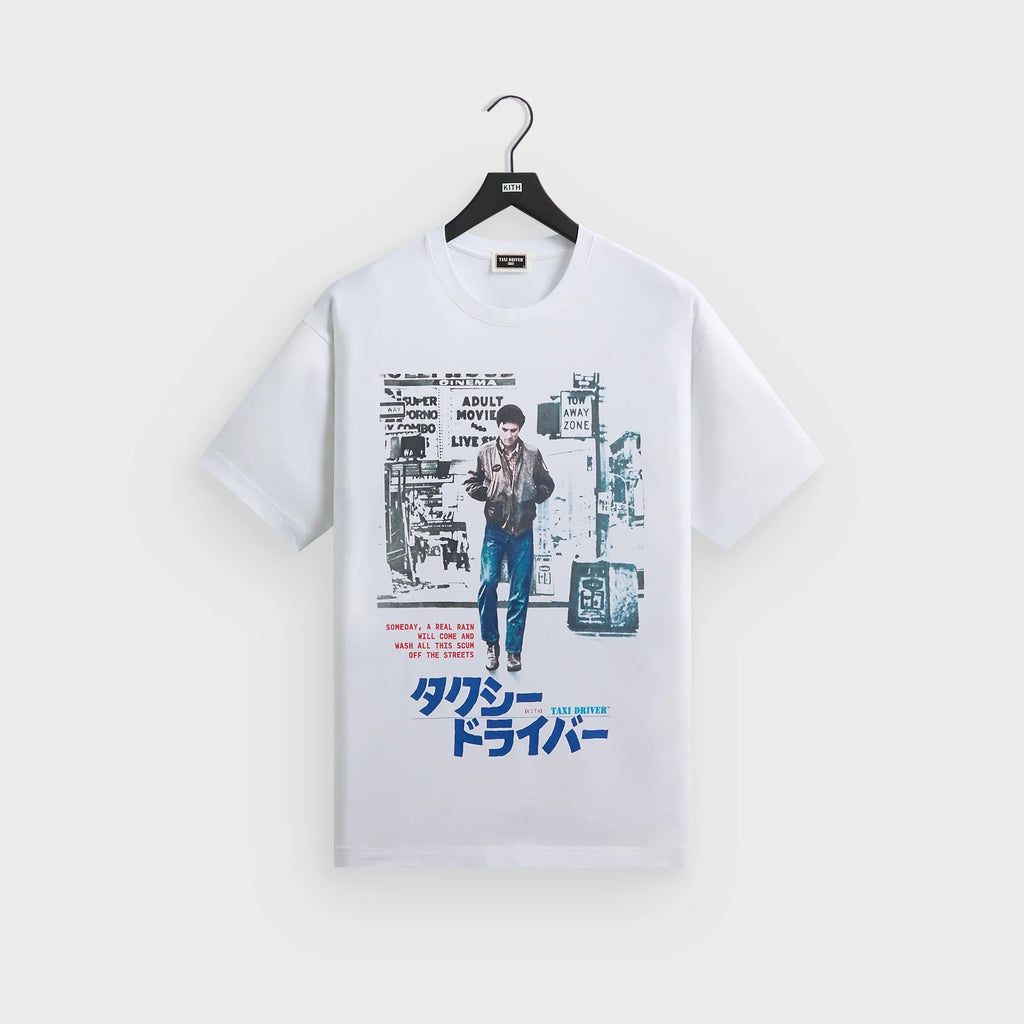 Kith for Taxi Driver Japanese Poster Standard Tee - White