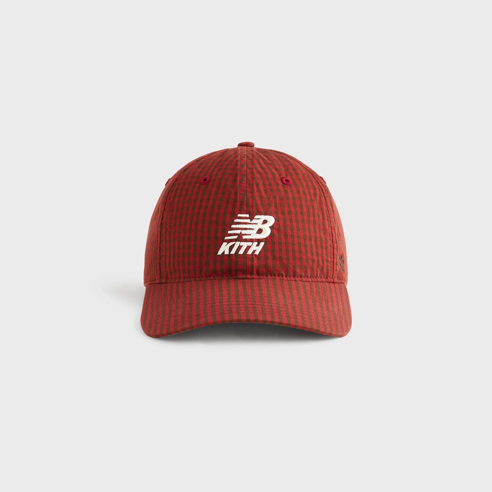 Kith & '47 for New Balance Classic Gingham Poplin Franchise LS Cap - Biking Red