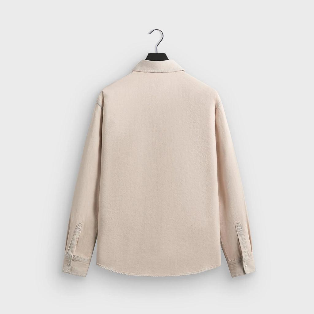 Kith Midweight Denim Long Sleeve Warwick Shirt - Washed Pastel
