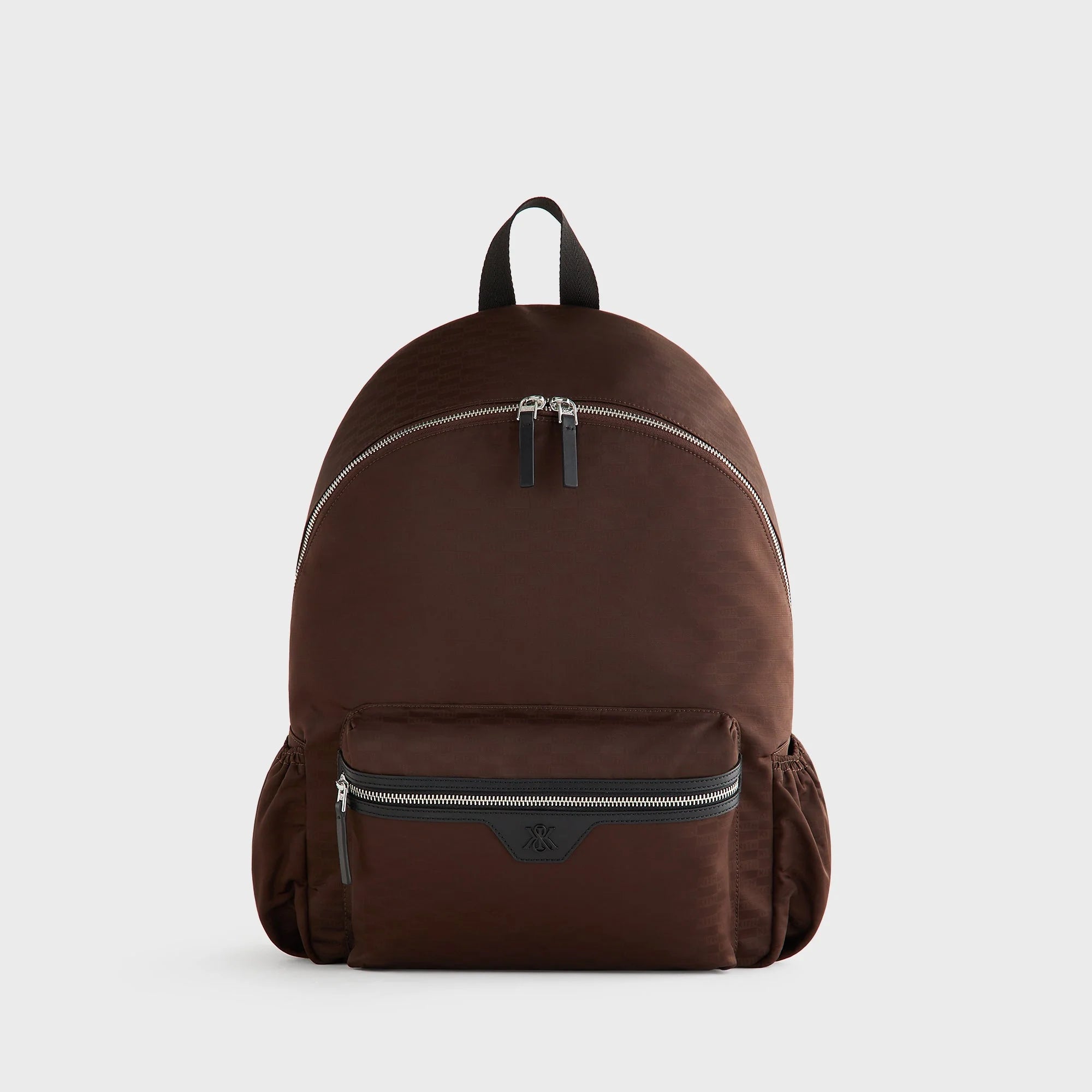 Kith Monogram Nylon Jacquard Backpack - Dark Roast