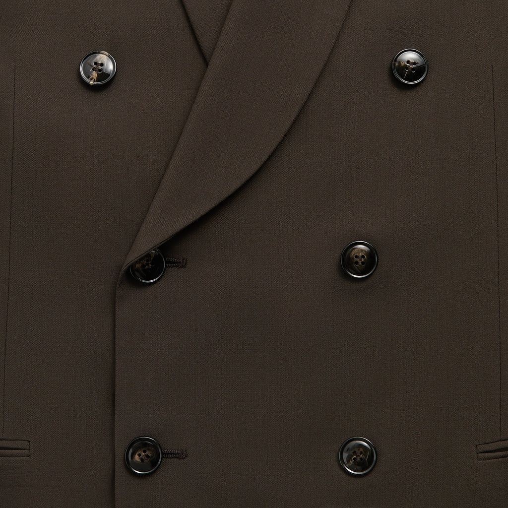 Giorgio Armani & Kith &Kin The Artist Virgin Wool Double-Breasted Jacket - Kindling
