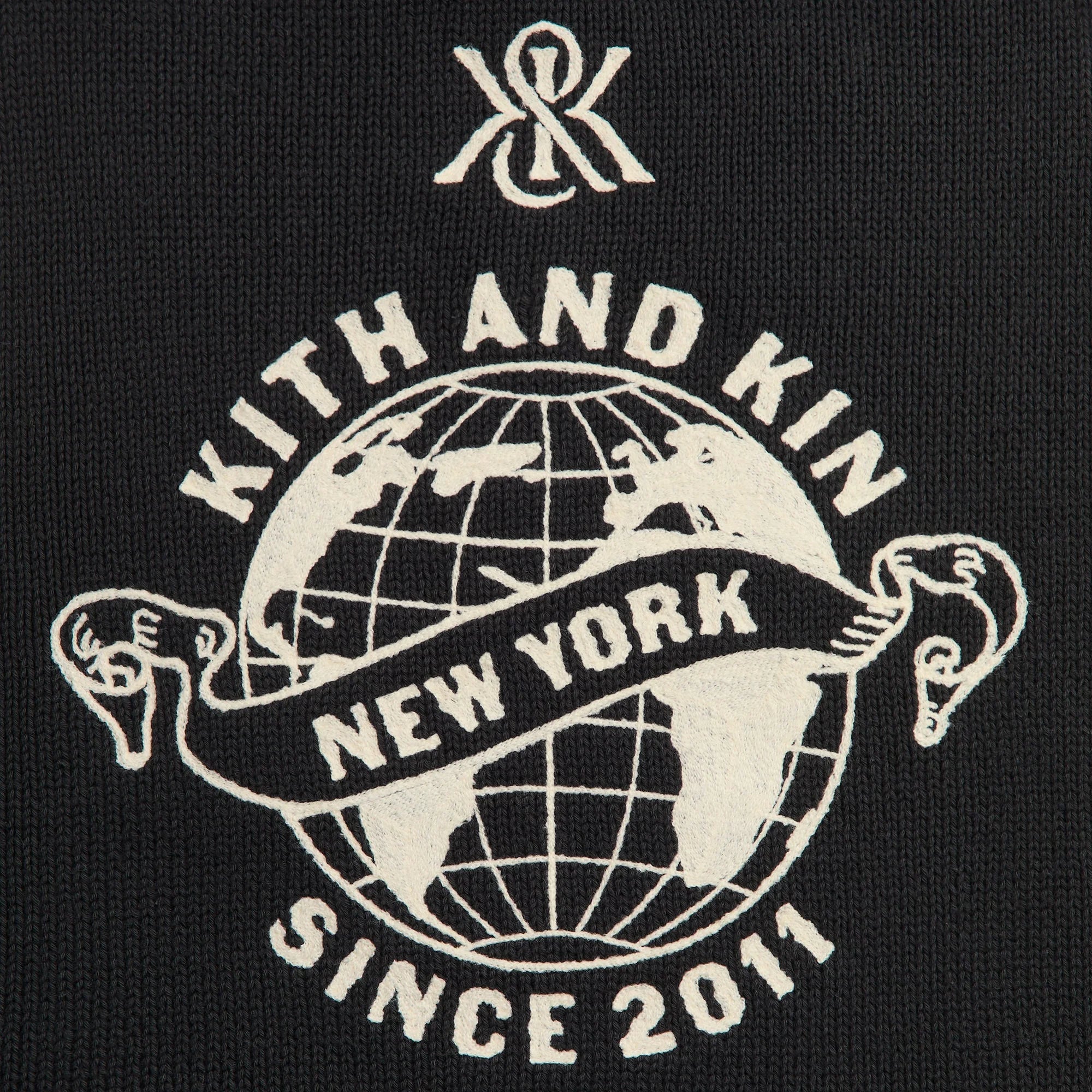 Kith Quarter Zip Wyona Sweater - Ink