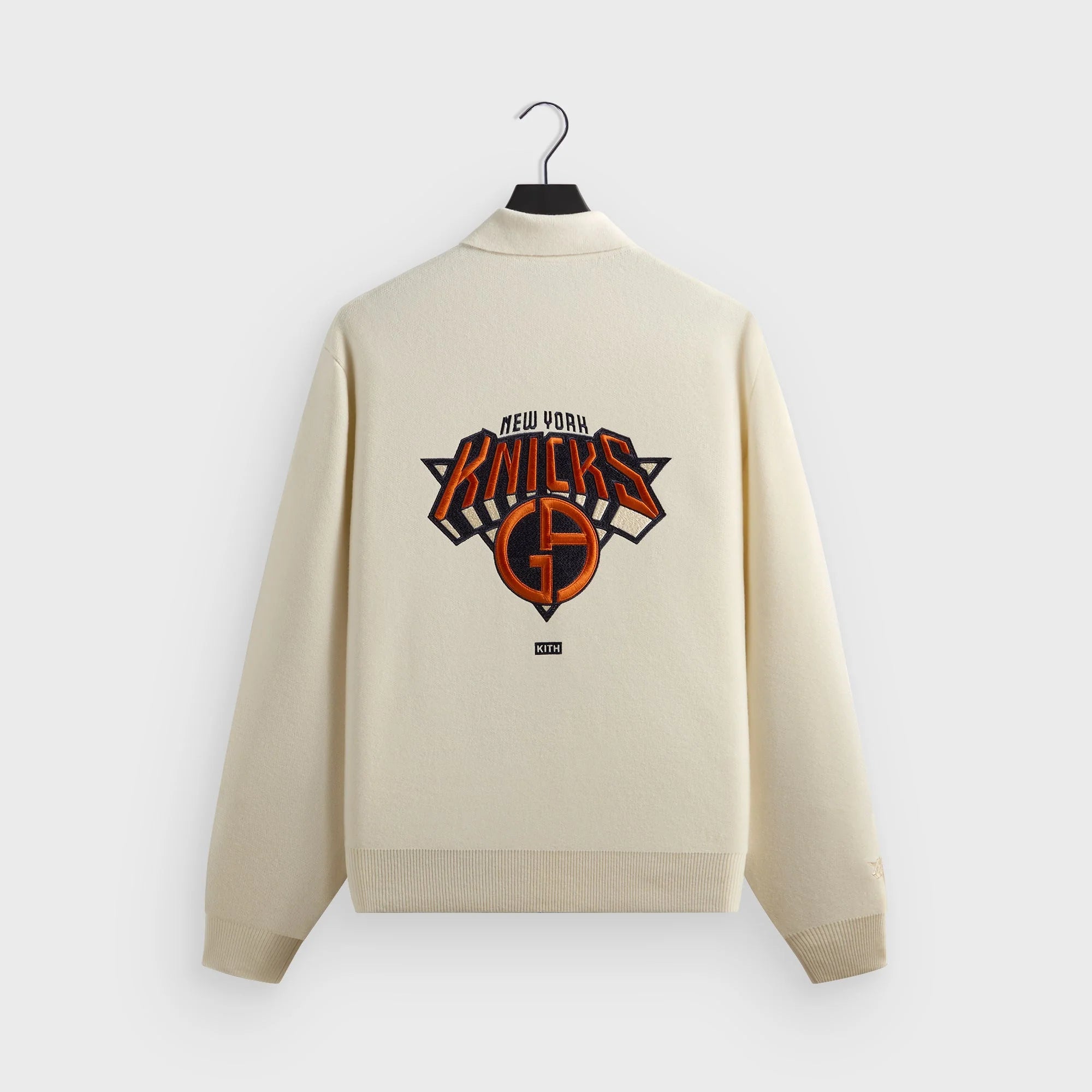 Giorgio Armani & Kith for the New York Knicks Harmon Rugby Polo - Sandrift