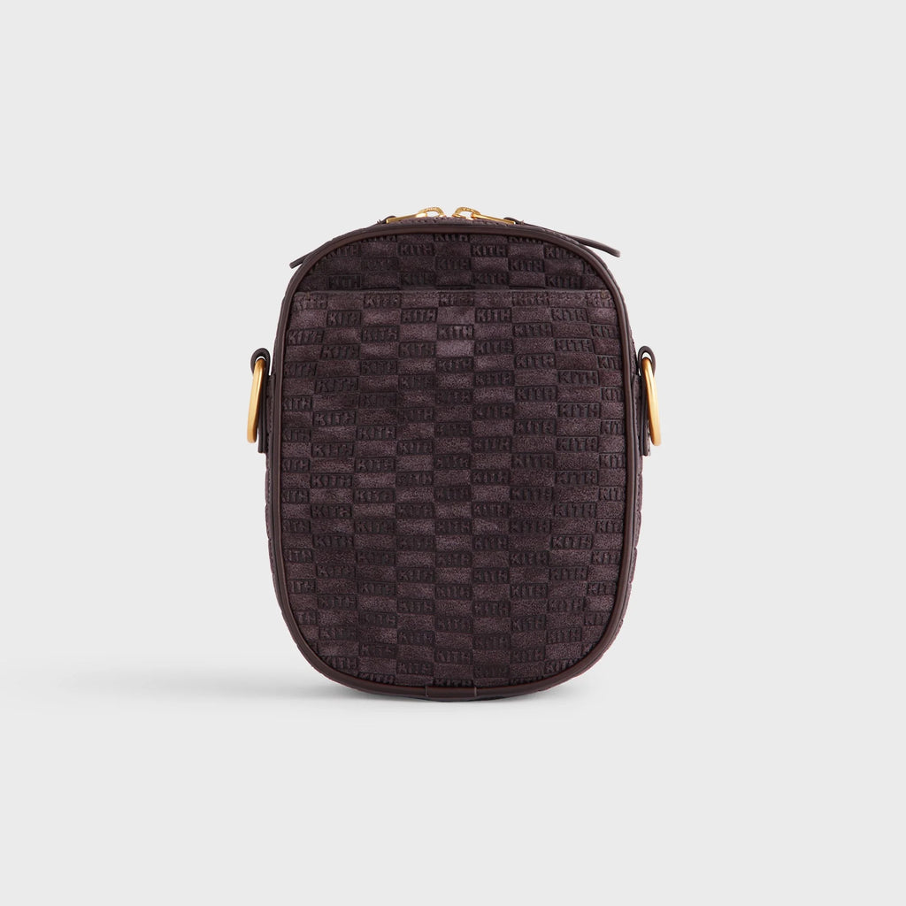 Kith Monogram Suede Passenger K15 Bag - Incognito