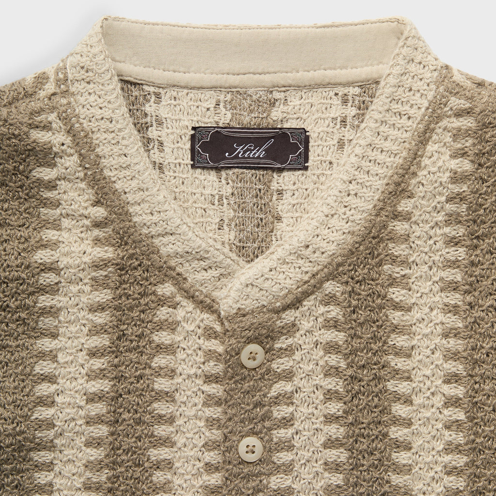 Kith Geo Crochet Warner Pullover - Veil