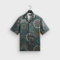 Kith Mosaic Mandala Thompson Camp Collar Shirt - Stadium