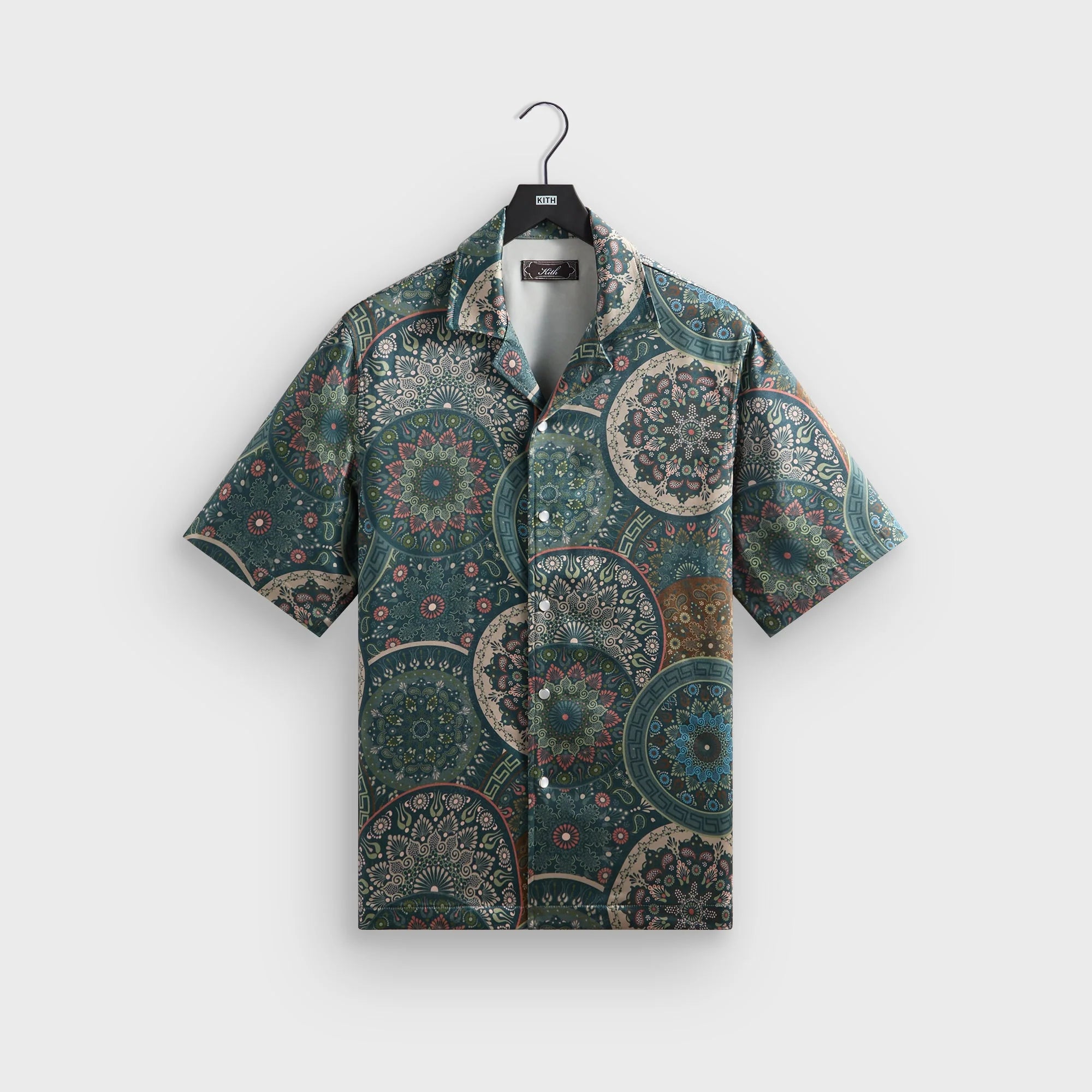 Kith Mosaic Mandala Thompson Camp Collar Shirt - Stadium