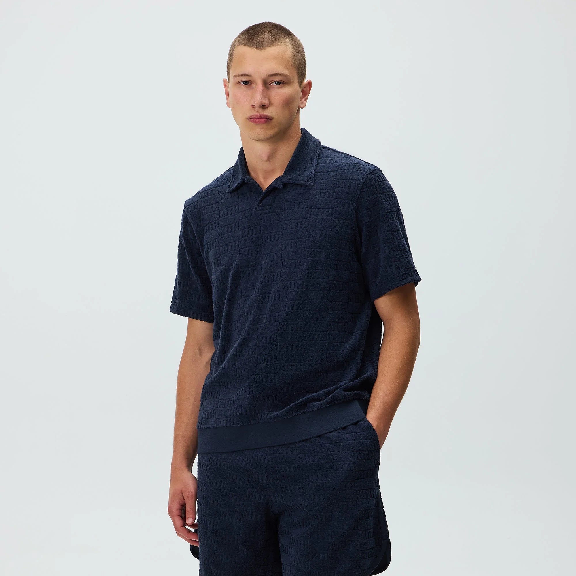 Kith Monogram Towel Terry Leo Polo - Nocturnal