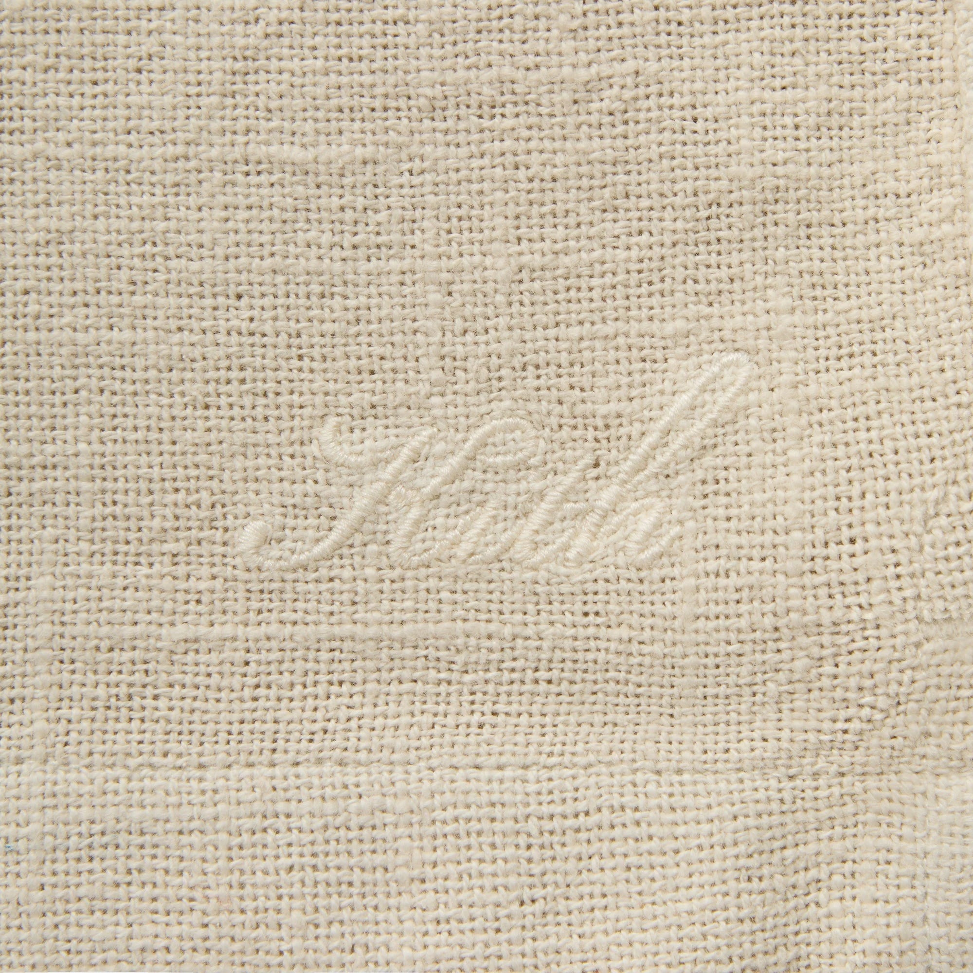 Kith Soft Woven Cropped Beckham Camp Collar Shirt - Waffle