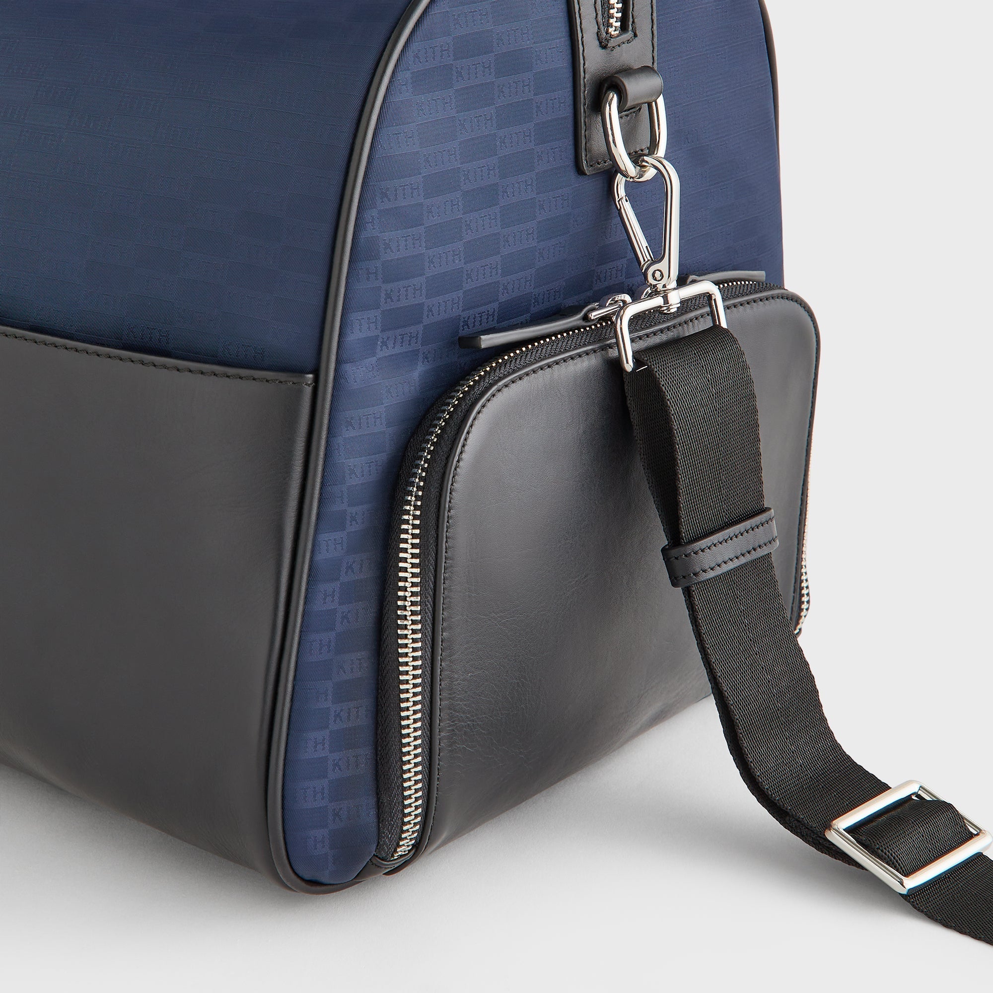 Kith Monogram Nylon Leather Traveler K55 Bag - Nocturnal