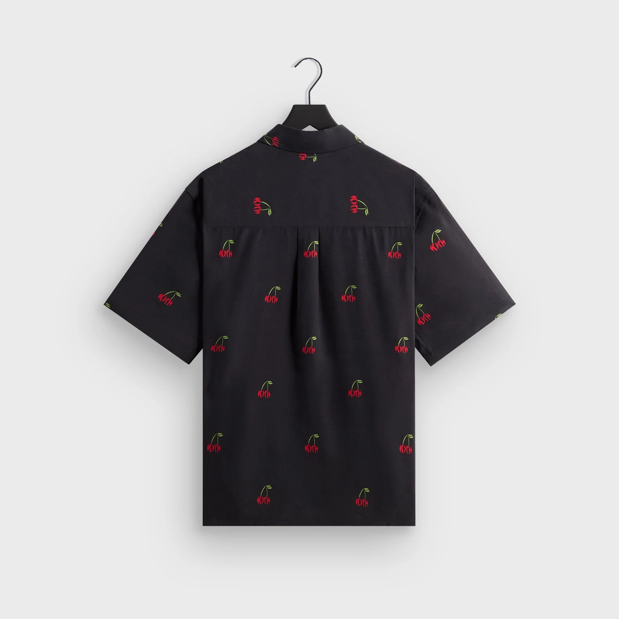 Kith Printed Cherry Cupro Linen Beckham Buttondown - Black