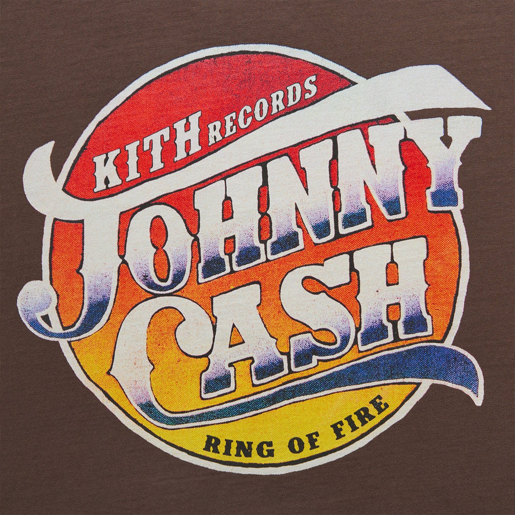 Kith Records for Johnny Cash Ring of Fire Vintage Tee - Hickory