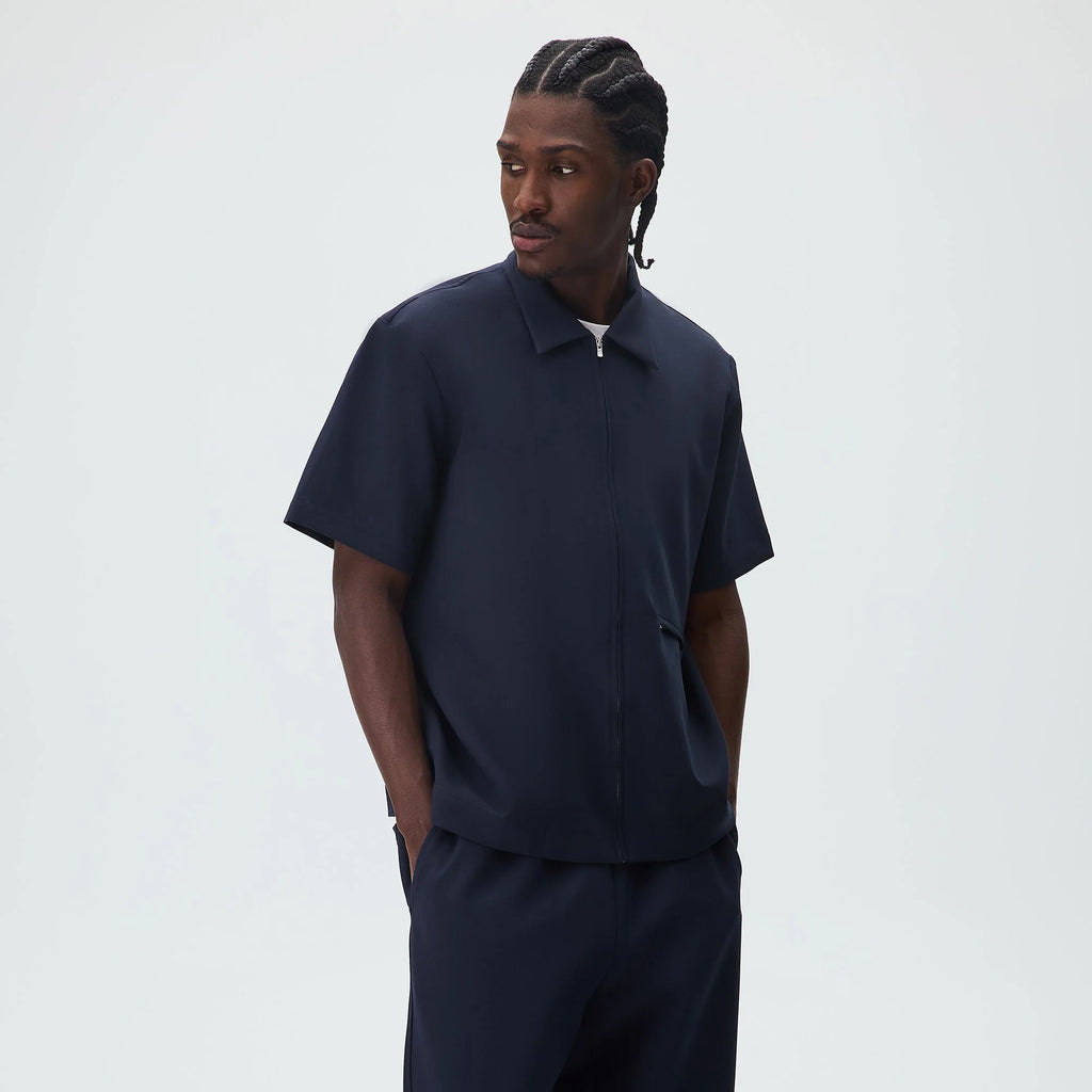 Kith Midweight Double Weave Davenport Shirt - Nocturnal