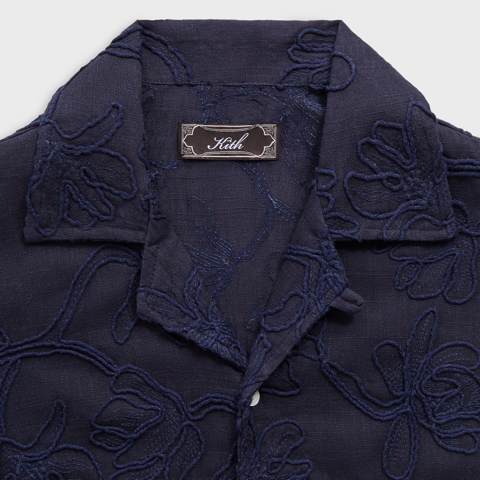 Kith Corded Floral Thompson Camp Collar Shirt - Nocturnal