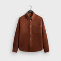 Kith Monogram Suede Apollo II Shirt - Walnut