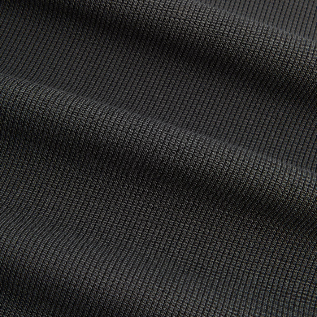 Kith Micro Waffle Drew Polo - Carbon