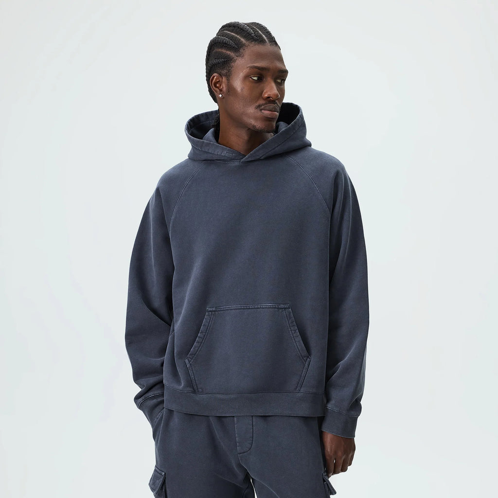 Kith 101 Sueded Fleece Wilder Hoodie - Torpedo