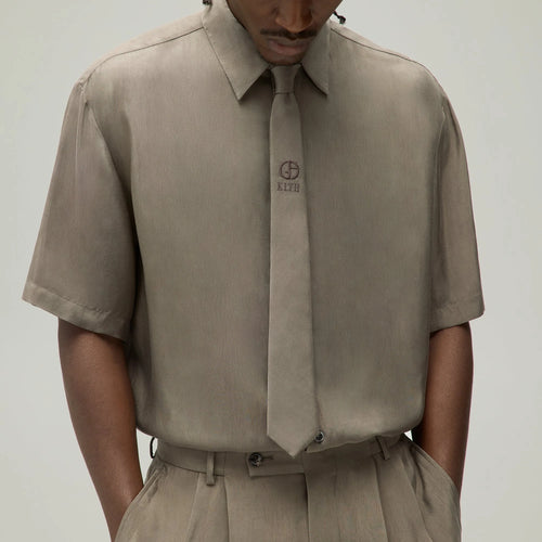 Giorgio Armani & Kith Silk Tie - Gravel