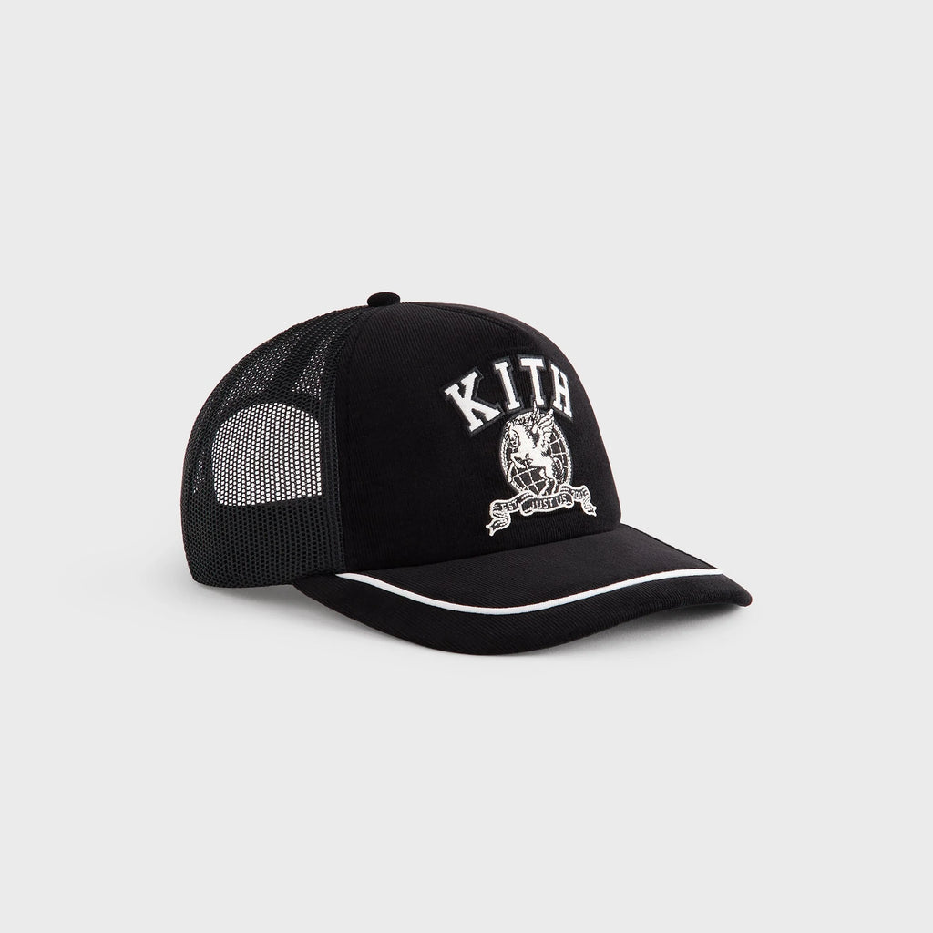 Kith Micro Cord Nolan Trucker Hat - Black