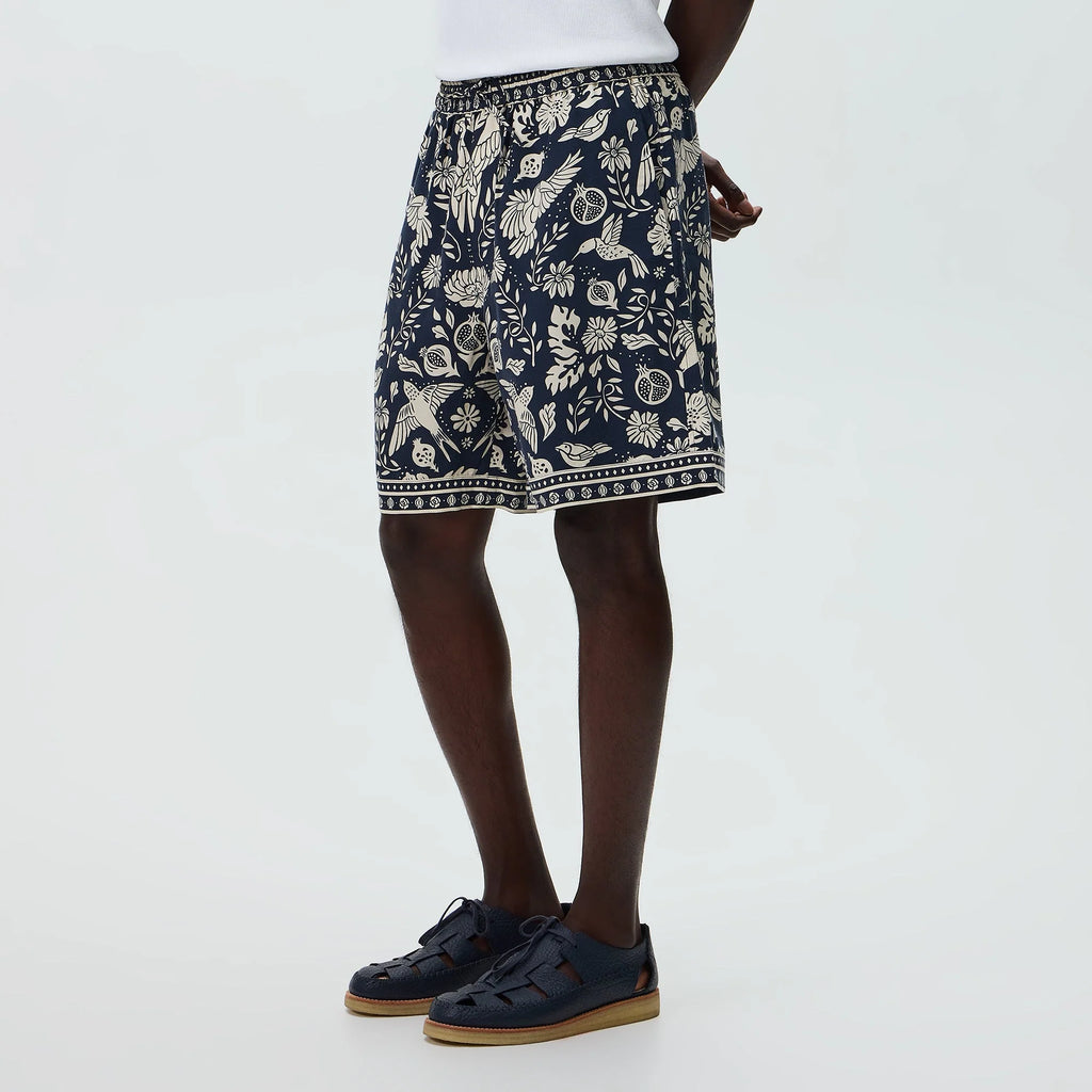Kith Cupro Linen Curtis Short - Nocturnal
