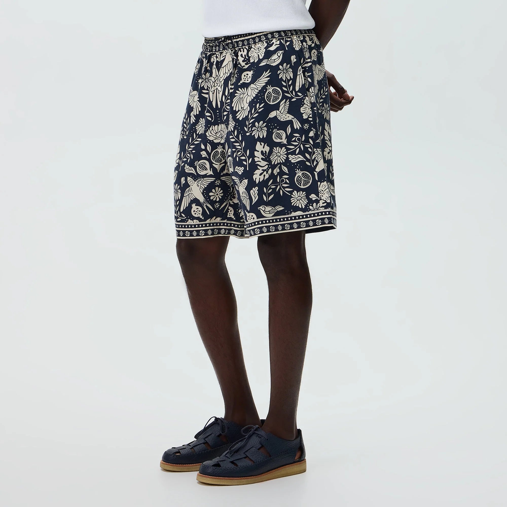 Kith Cupro Linen Curtis Short - Nocturnal