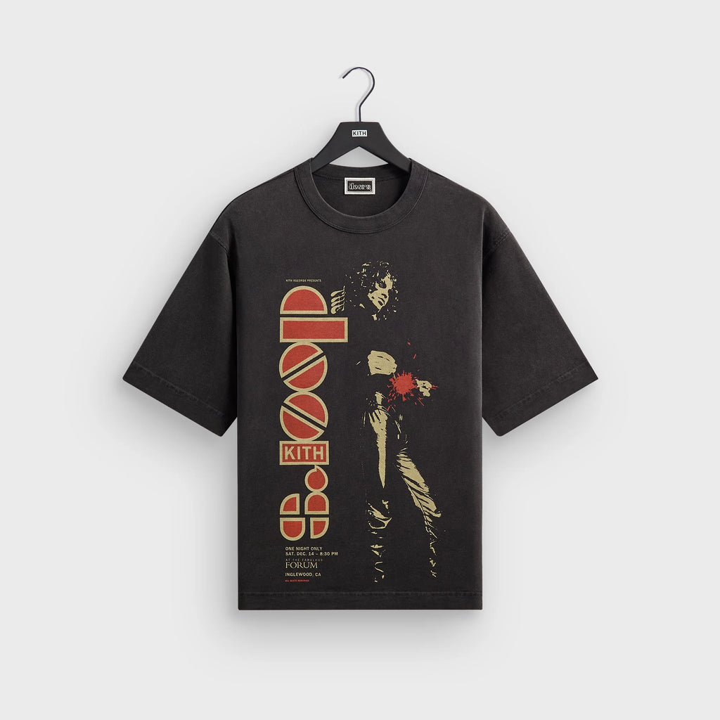 Kith Records for The Doors Live in Hollywood Vintage Alex Tee - Black