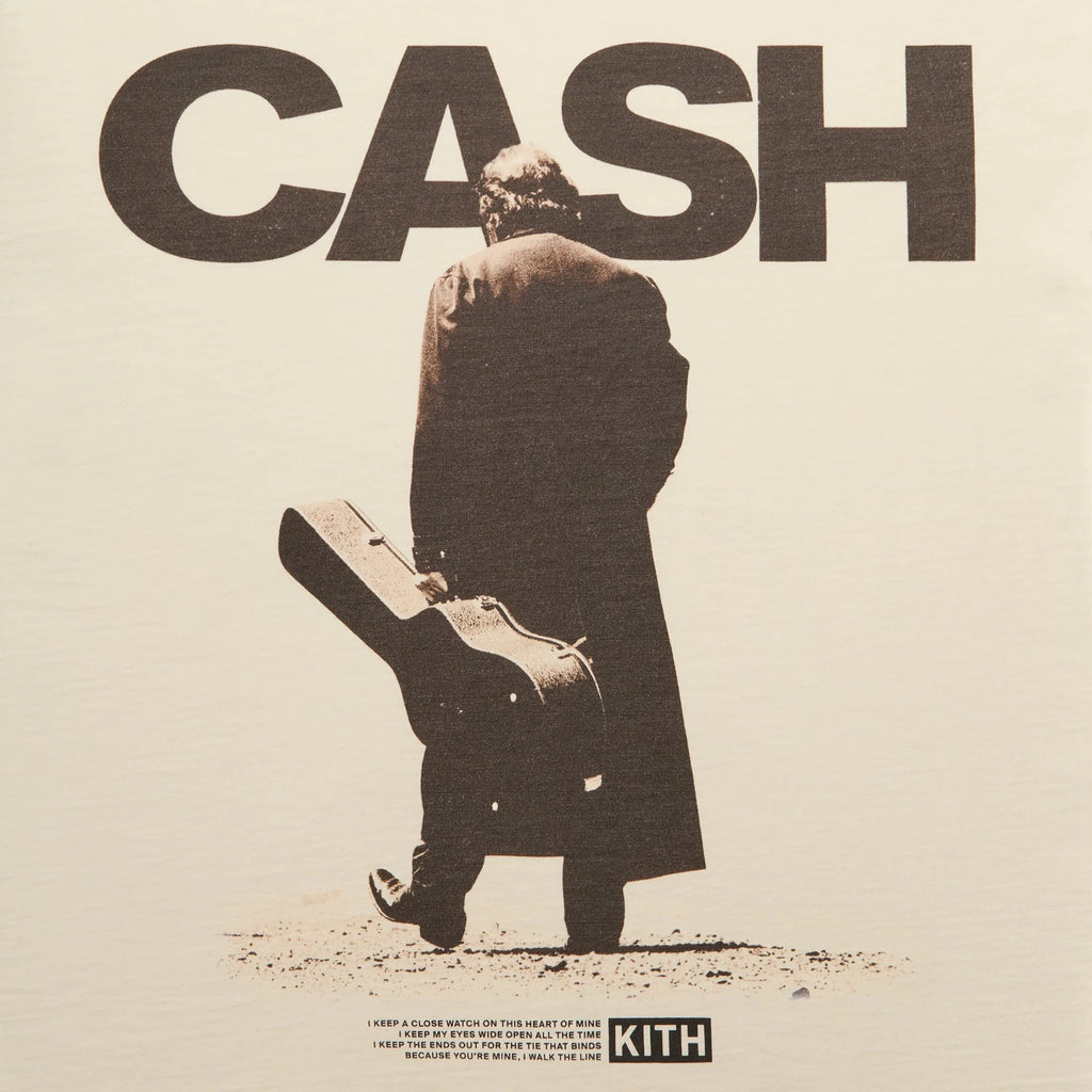 Kith Records for Johnny Cash Solo Desert Vintage Tee - Muslin