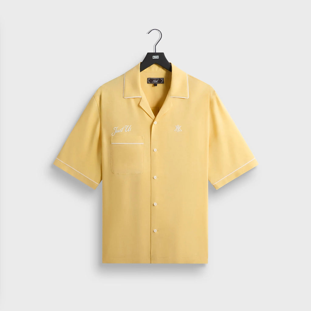 Kith Cupro Linen Vinnie Shirt - Beacon