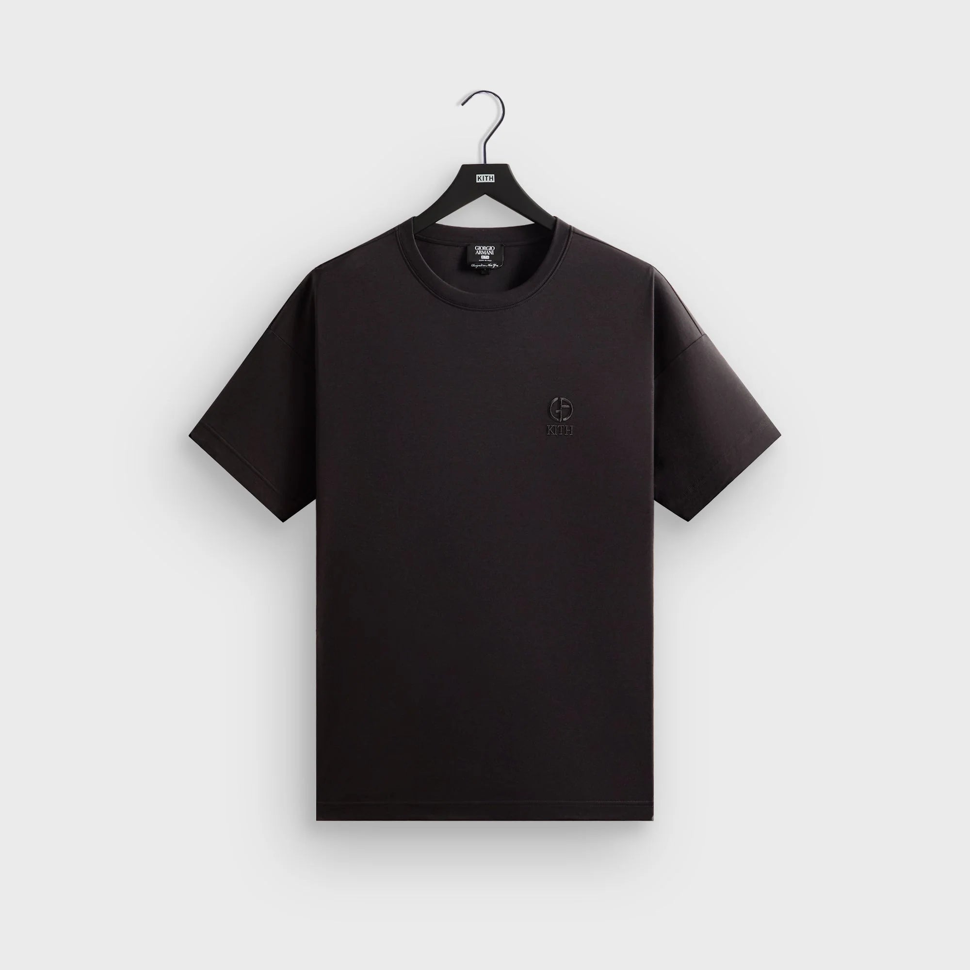 Giorgio Armani & Kith Logo Tee - Black