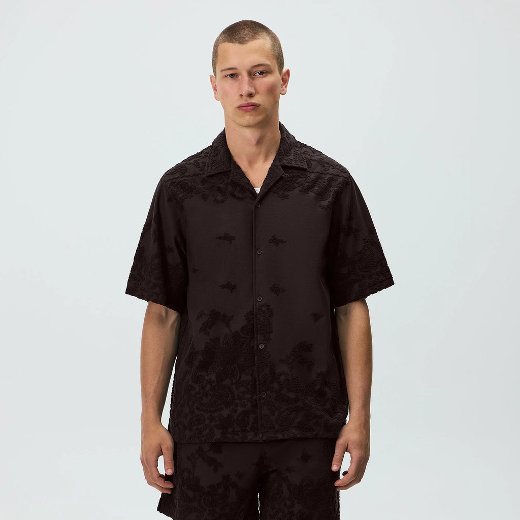Kith Bandana Towel Terry Thompson Camp Collar Shirt - Kindling