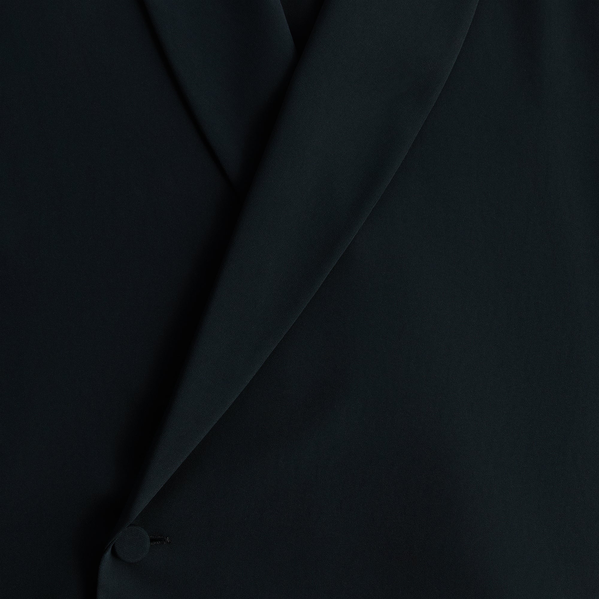 Kith Double Crepe Long Sleeve Thompson Crossover Shirt - Black
